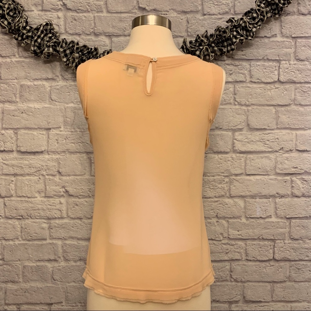 SW3 Bespoke Sheer Sleeveless Blouse - Picture 10 of 14